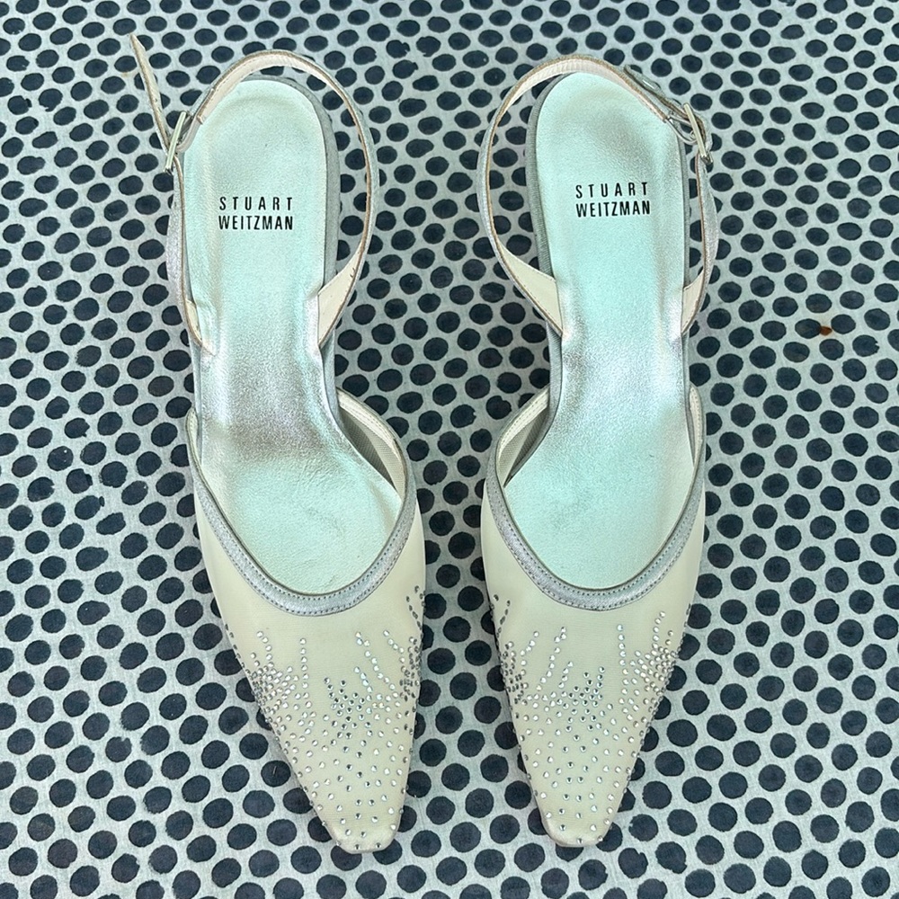 Stuart Weitzman heels size 7.5 women’s, never worn, leather sole